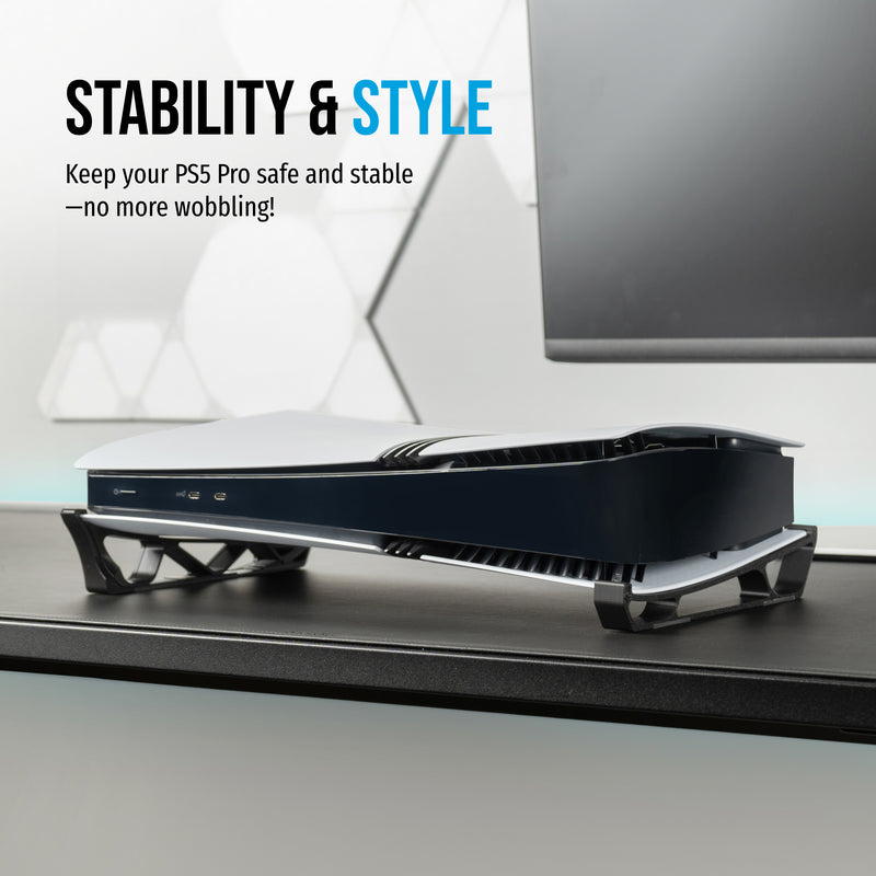 Skates - Horizontal Stand For PS5 Pro (Compatible with Disc & Digital Edition)