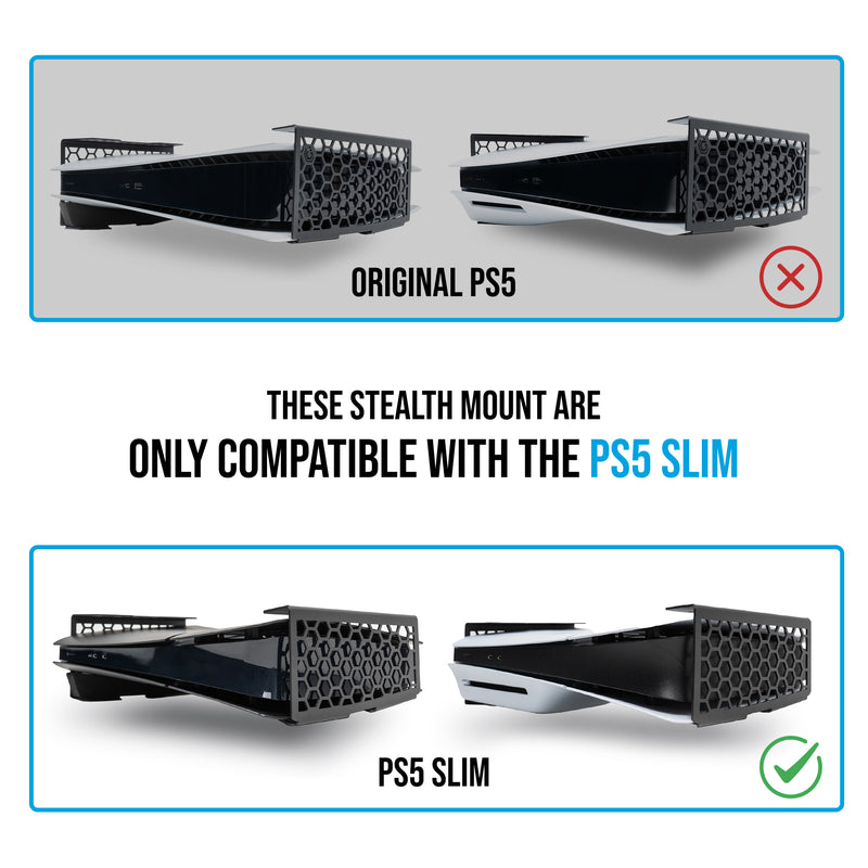 Stealth Mount - Under Desk Mount for PS5 (Steel)