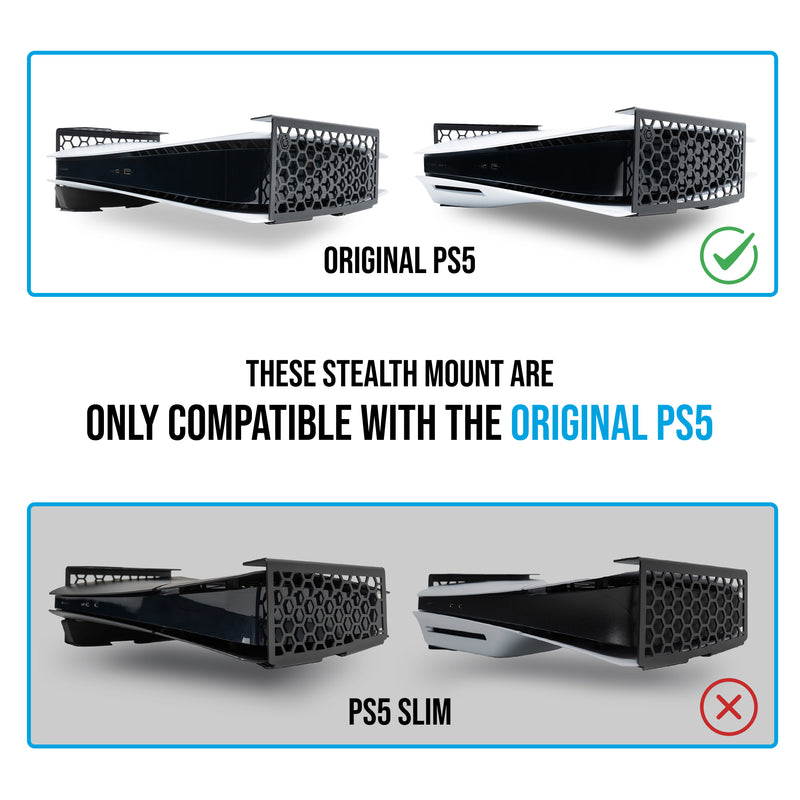 Stealth Mount - Under Desk Mount for PS5 (Steel)