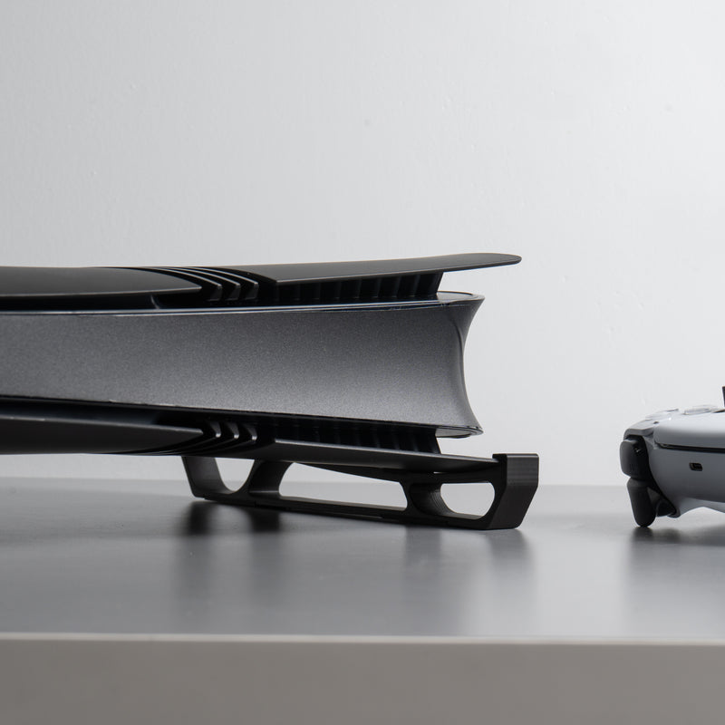 Skates - Horizontal Stand For PS5 Pro Black Plates